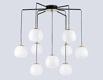 Светильник на штанге **70- см, 9*G9*28W, K, Ambrella Light High Light LH51001, золотой песок, черный