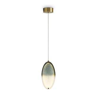 Светильник 14 см, 8W, 3000L, Freya Lolli FR6139PL-L8BS1, латунь