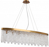 Люстра подвесная 120*25*40/120 см, 8*E14 40W Бронза Stilfort Frostyle 2155/05/08PL