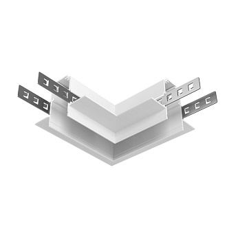 Коннектор угловой встраиваемый Maytoni Technical Exility TRACL034-42B-R белый 90°