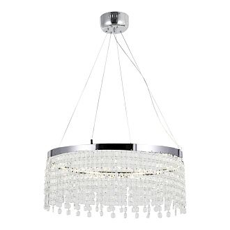Люстра подвесная *60*45-100 см, 1*LED*50W, 4000K, Lussole  LSP-7492, хром