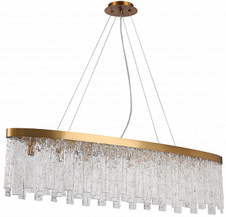 Люстра подвесная 120*25*40/120 см, 8*E14 40W Бронза Stilfort Frostyle 2155/05/08PL