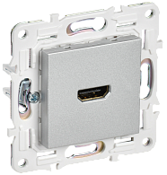 SKANDY Розетка HDMI SK-H01S сереб. IEK, SK-H10-K23