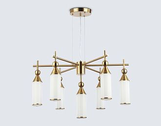 Подвесная люстра **38-139 см, 7*E14*40W, K, Ambrella Light High Light LH55278, латунь