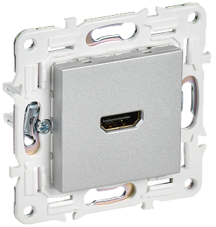 SKANDY Розетка HDMI SK-H01S сереб. IEK, SK-H10-K23