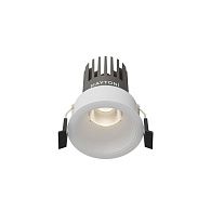 Встраиваемый светильник 6.6 см, 9W, 4000K, Maytoni Technical Dip Hight DL123-10W-4K-W, белый