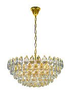 Люстра Ø600 x H280 (900), мм, 13*40W (520W), PLATING BRASS (ЛАТУННОЕ ПОКРЫТИЕ) NewRgy 2973E/13A GOLD+CLEAR (1) Люстра