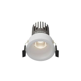 Встраиваемый светильник 6.6 см, 9W, 4000K, Maytoni Technical Dip Hight DL123-10W-4K-W, белый
