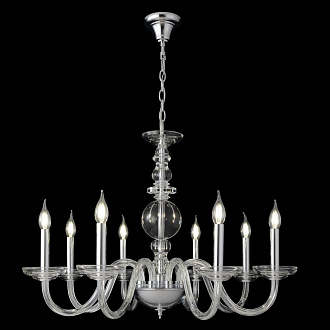 Светильник 80 см, Crystal Lux ARABESQUE SP8 CHROME, хром