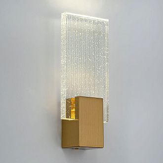 Настенный светильник 28 см, 5W, 4000K, MODESTYLE MS.1517.350 BS, латунь