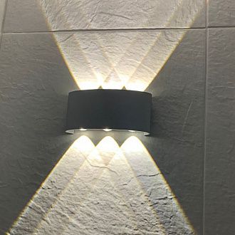 Twinky trio серый уличный настенный светодиодный светильник 1551 TECHNO LED Elektrostandard