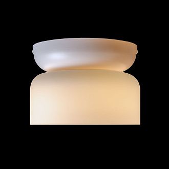 Потолочный светильник 17 см, 6W, 3000K, LOFT IT Totem 10466 Milky white, белый