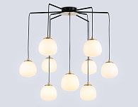 Светильник на штанге **70- см, 9*G9*28W, K, Ambrella Light High Light LH51001, золотой песок, черный