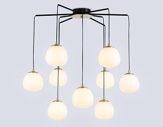 Светильник на штанге **70- см, 9*G9*28W, K, Ambrella Light High Light LH51001, золотой песок, черный