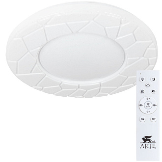 Светильник 49 см, 72W, 2700-7000K Arte Lamp Biscotti A2678PL-72WH, белый
