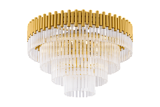 Люстра Ø650 x H500, мм, 10*40W (400W), SP BRS (Латунь) NewRgy 2265A/10 SP BRS