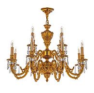 Люстра *83*56 см, 12*E14*40W, Dio D`arte Estrada Estrada E 1.1.12.600 G, Золото