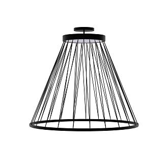 Подвес 40*40-150 см, 4*LED, 12W, 4000K, Favourite Fibra 4633-4P, черный матовый