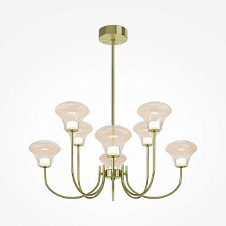 Подвесной светильник Maytoni MOD402PL-L30BS3K **50-80 см, *LED*30W, 3000K, Maytoni Dynasty MOD402PL-L30BS3K, Латунь