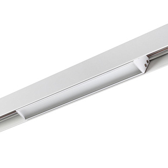 Трековый светильник 25 см для низковольного шинопровода Novotech Flum 358409, 12W LED, 4000K, белый