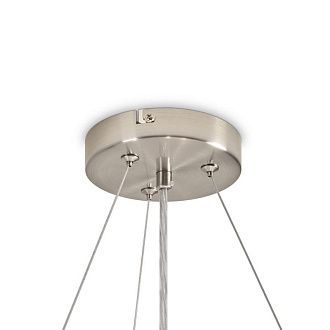 Подвесной светильник 45*45*114 см, 3*E14*40W, Freya Bride FR5367PL-03N, никель