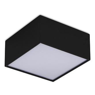 Светильник потолочный 12*12*5,5 см, 1*LED*12W 4000K ST LUCE ST608.442.12 черный
