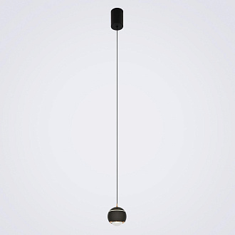 Подвесной светильник 12*10*200 см, LED 10W, 4200K, Черный LED4U L8753-1BK