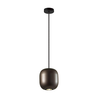 Подвес 12*12*120 см, 1 GU10*4W, Odeon Light Cocoon, коричневый 5060/1DA
