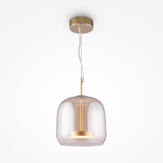 Светильник подвесной Maytoni LED Madmen MOD128PL-L6AM, 6W LED, 3000K, диаметр 23 см, бронза