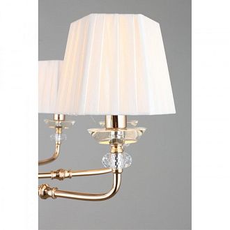 Подвесная люстра 80*70-140 см, 8*E14, 40W, Aployt Silvian APL.719.03.08, золотой
