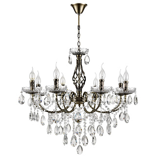 Люстра 72*103 см, 8*E14 Lumion Linn 8190/8 античная латунь