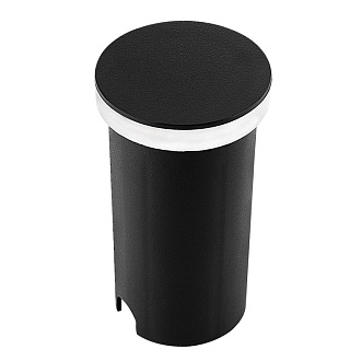 Встраиваемый светильник 5 см, 1*LED*1W 4200K Arte Lamp Piazza A3601IN-1BK черный, вр 4,5 см