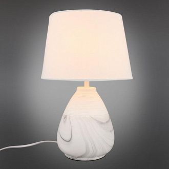 Настольная лампа 20*37 см, 1*E14, 40W, Omnilux Omnilux 821 OML-82104-01, белый