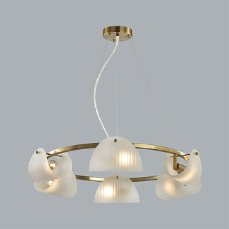Люстра 70*124 см, 6*E14 Lumion Fioro 6571/6 медный