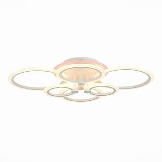 Светильник потолочный 87*60 см, 140W, 3000-6000K  EVOLUCE  CERINA SLE500552-06RGB  Белый