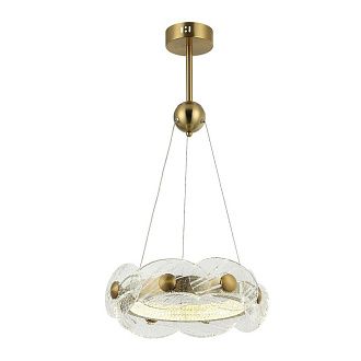 Люстра 40*40*120 см, 1*LED*30W, 4000K Gerhort G61411/1BRS CL, Бронза