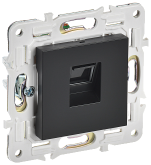 SKANDY Розетка комп. RJ45 кат.5E SK-K01Bl черн. IEK, SK-K10-1-K02