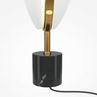 Настольная лампа 18*63,1 см, LED, 15W, 3000К, Maytoni Breeze MOD281TL-L15BS3K латунный