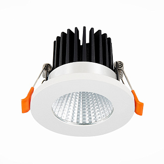 Встраиваемый светильник 8 см, 10W 3000K ST LUCE Встраиваемые светильники ST704.538.10 Белый, вр 6,5 см