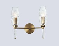 Бра 33*17*28- см, 2*E14*40W, K, Ambrella Light High Light LH55206, латунь