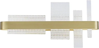 Светильник настенный Wertmark Lotta WE461.01.301, 12*65 см, золотистый