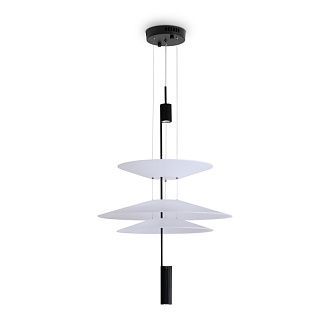 Подвесной светильник 50*50*435 см, LED, 12W, 3000К, Freya MONO FR6190PL-L7WB черный