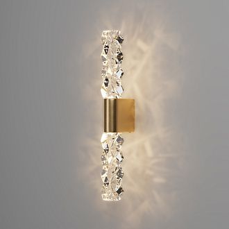 Бра 4*8*40 см,  LED, 5W, 3000К, Maytoni Selemo MOD328WL-L5BS3K латунный