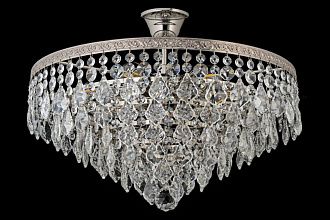 Люстра потолочная *46*25 см, 6*E27*60W, Arti Lampadari Castellana Nickel Castellana E 1.3.46.602 N, Матовый никель