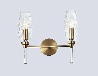 Бра 33*17*28- см, 2*E14*40W, K, Ambrella Light High Light LH55206, латунь