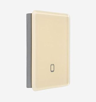 Радиовыключатель сенсорный HiTE PRO SN-R1 (бежевый, закругленные углы) HPSW-SNR1-BG