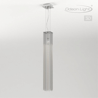 Подвесной светильник Odeon Light Luigi 4138/1 матовый никель, диаметр 8 см