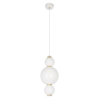 Светильник 18 см, 14W, 4000K, Loft It Pearls 10205/A, белый-золото