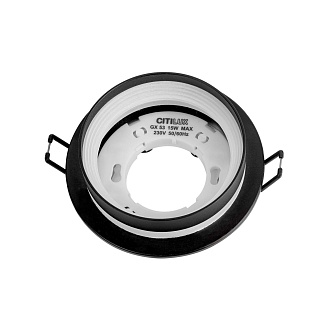 Светильник встраиваемый 10*2,5 см, GX53 Citilux Hardy CL002D11 черный, вр 9 см