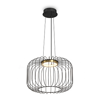 Подвесной светильник 40 см, 10W, 3000K, Freya Citrus FR5398PL-L8B, черный
